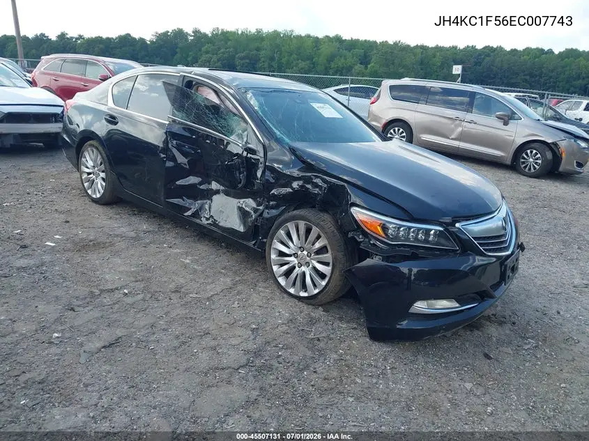 2014 Acura Rlx VIN: JH4KC1F56EC007743 Lot: 45507131