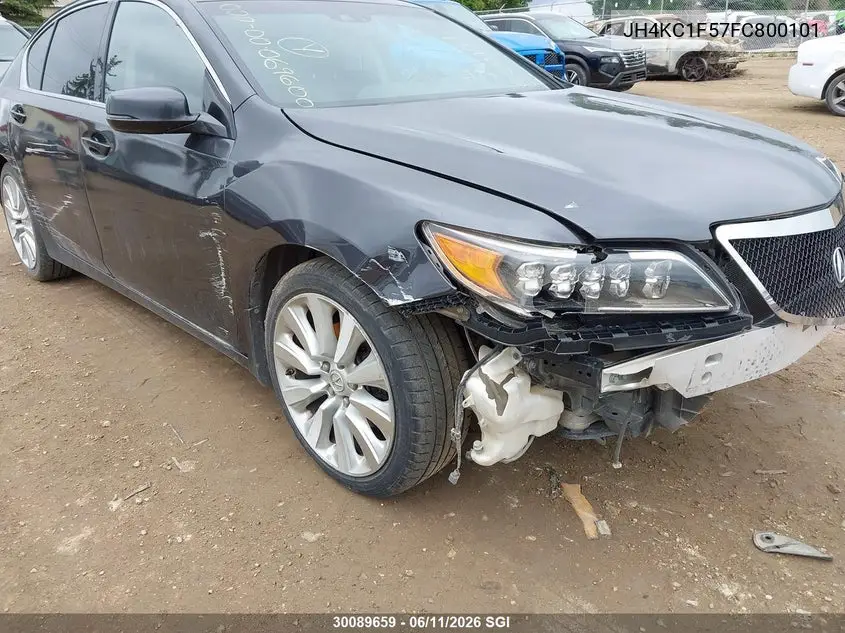 2015 Acura Rlx Tech VIN: JH4KC1F57FC800101 Lot: 30089659