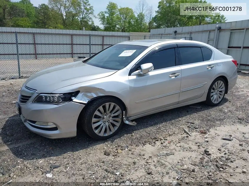 2015 Acura Rlx VIN: JH4KC1F56FC001278 Lot: 44821944