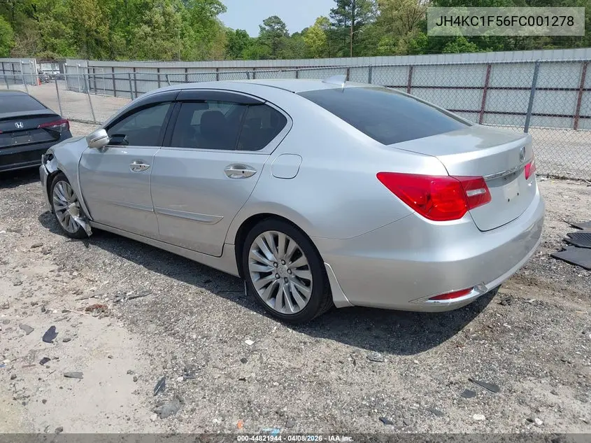 2015 Acura Rlx VIN: JH4KC1F56FC001278 Lot: 44821944