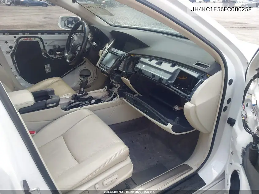 2015 Acura Rlx VIN: JH4KC1F56FC000258 Lot: 45495754