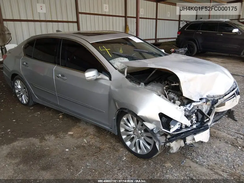 2015 Acura Rlx VIN: JH4KC1F52FC000175 Lot: 45602732