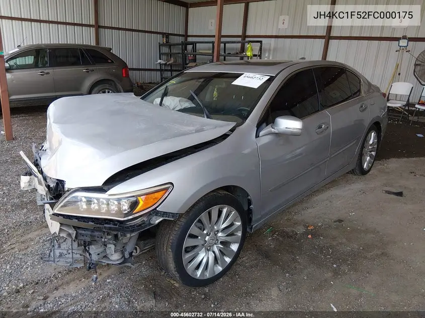 2015 Acura Rlx VIN: JH4KC1F52FC000175 Lot: 45602732