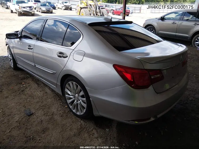 2015 Acura Rlx VIN: JH4KC1F52FC000175 Lot: 45602732