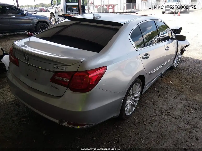 2015 Acura Rlx VIN: JH4KC1F52FC000175 Lot: 45602732