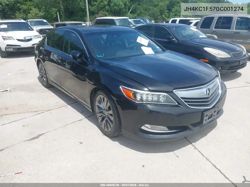 2016 Acura Rlx Technology Package VIN: JH4KC1F57GC001274 Lot: 45048738