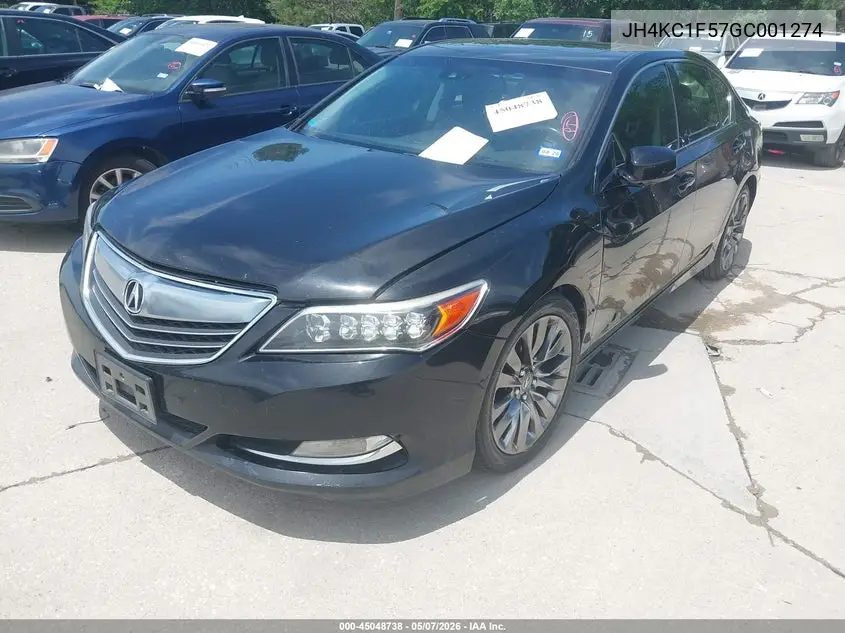 2016 Acura Rlx Technology Package VIN: JH4KC1F57GC001274 Lot: 45048738