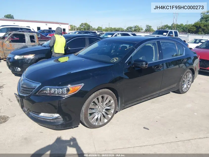 2017 Acura Rlx VIN: JH4KC1F95HC000273 Lot: 45265615