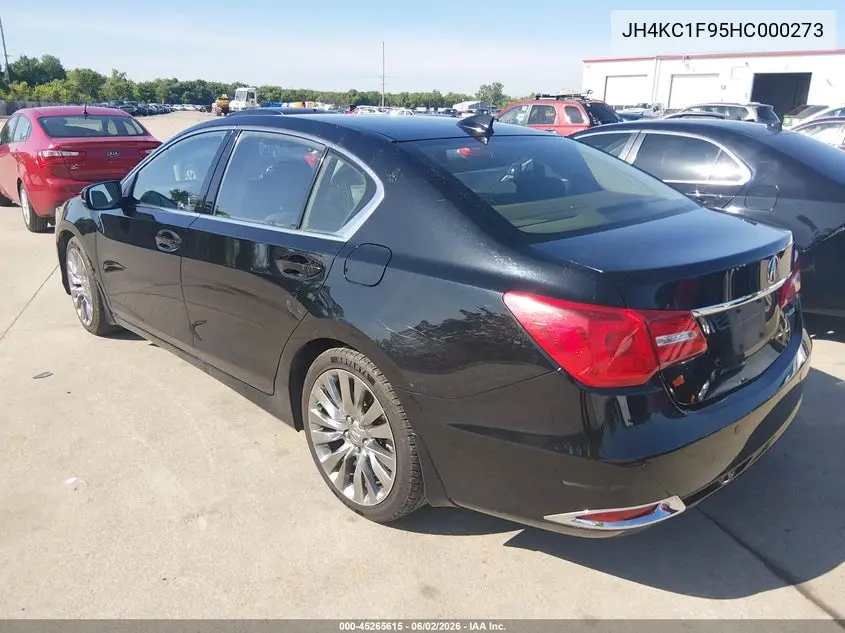 2017 Acura Rlx VIN: JH4KC1F95HC000273 Lot: 45265615