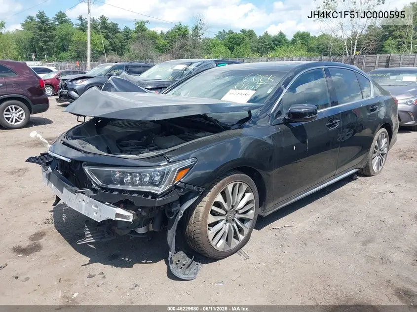 2018 Acura Rlx VIN: JH4KC1F51JC000595 Lot: 45229680