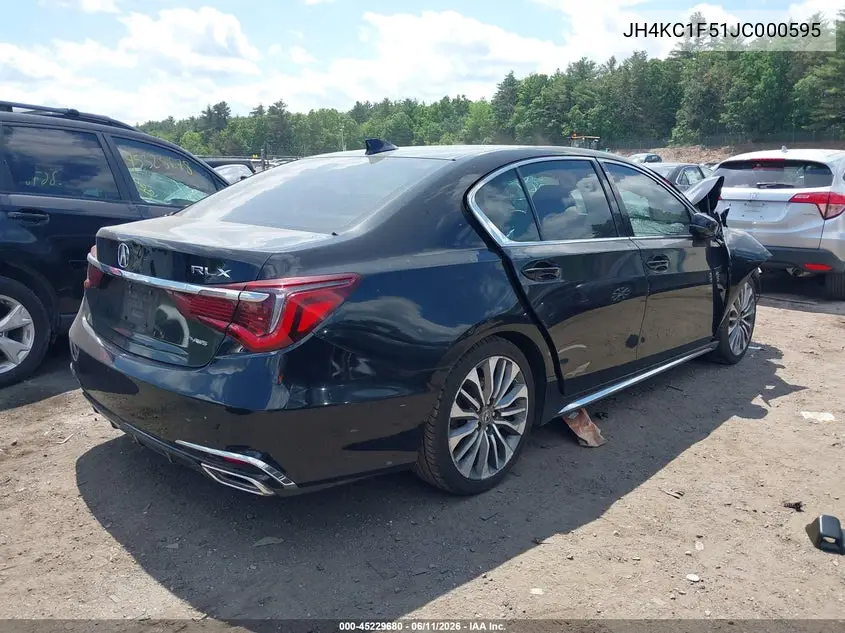 2018 Acura Rlx VIN: JH4KC1F51JC000595 Lot: 45229680