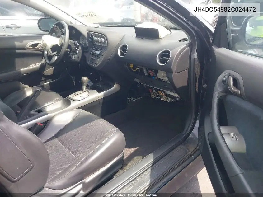 2002 Acura Rsx VIN: JH4DC54882C024472 Lot: 43107579