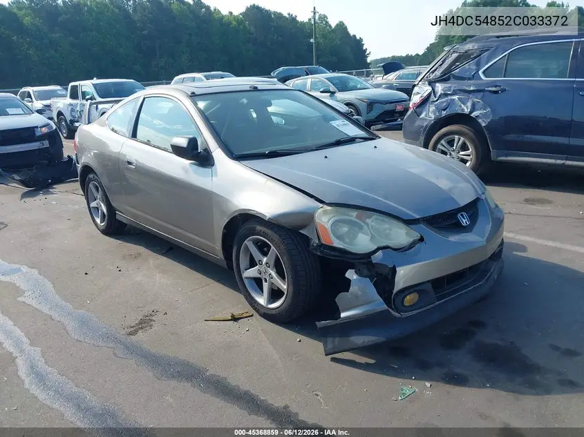 2002 Acura Rsx VIN: JH4DC54852C033372 Lot: 45368859