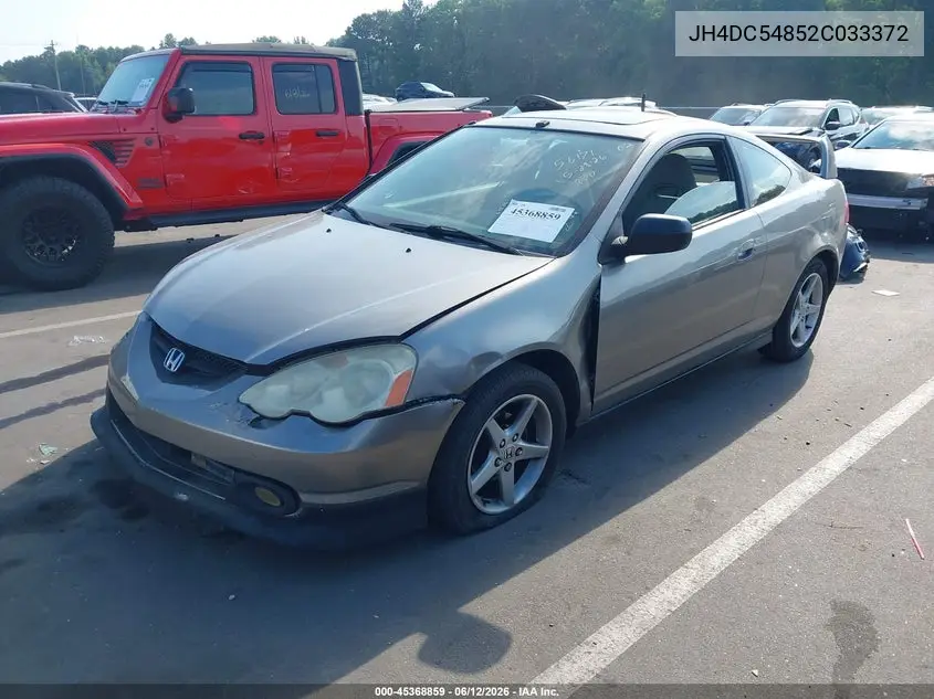 2002 Acura Rsx VIN: JH4DC54852C033372 Lot: 45368859