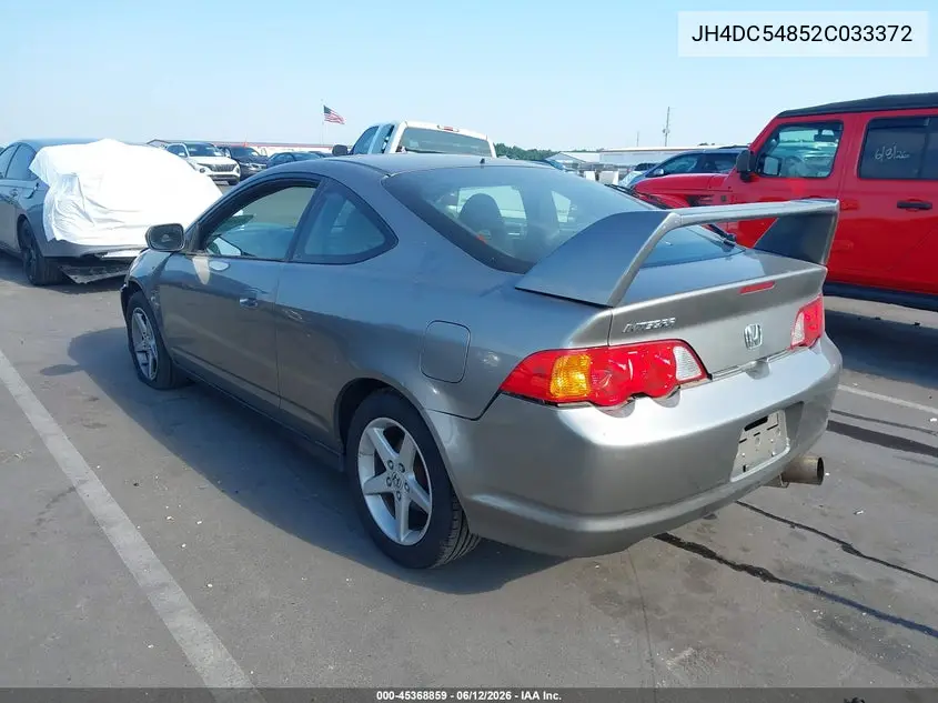 2002 Acura Rsx VIN: JH4DC54852C033372 Lot: 45368859