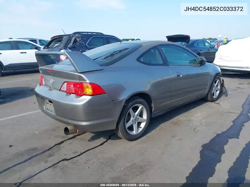 2002 Acura Rsx VIN: JH4DC54852C033372 Lot: 45368859