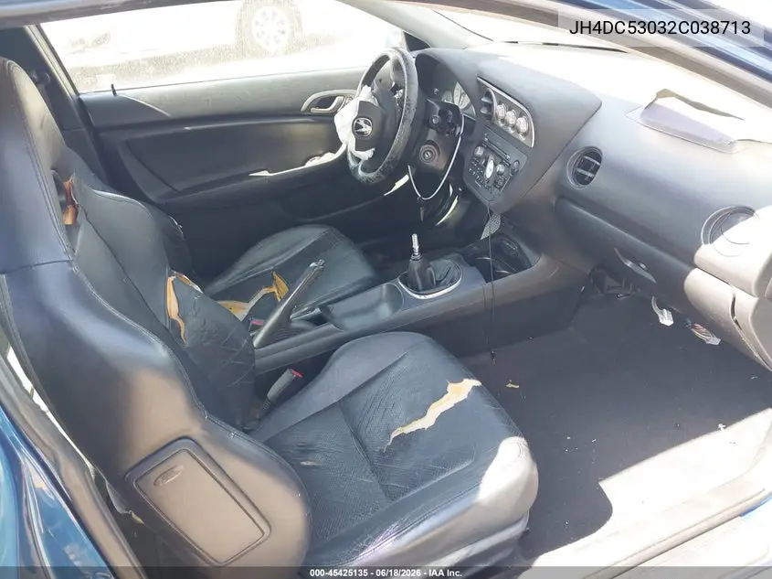 2002 Acura Rsx Type S VIN: JH4DC53032C038713 Lot: 45425135