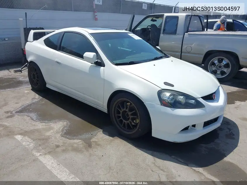 2003 Acura Rsx Type S VIN: JH4DC53013S004597 Lot: 45597904