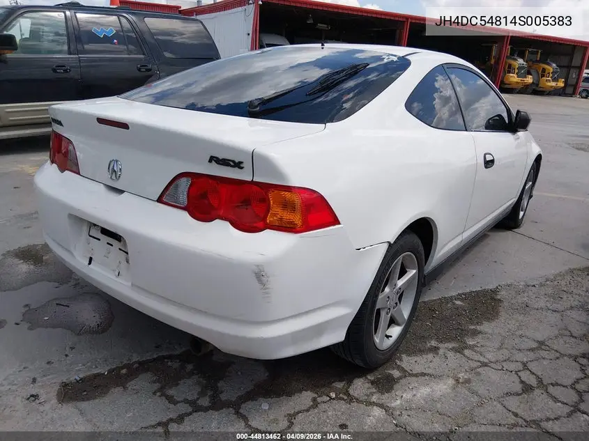 2004 Acura Rsx VIN: JH4DC54814S005383 Lot: 44813462