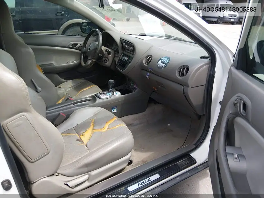 2004 Acura Rsx VIN: JH4DC54814S005383 Lot: 44813462