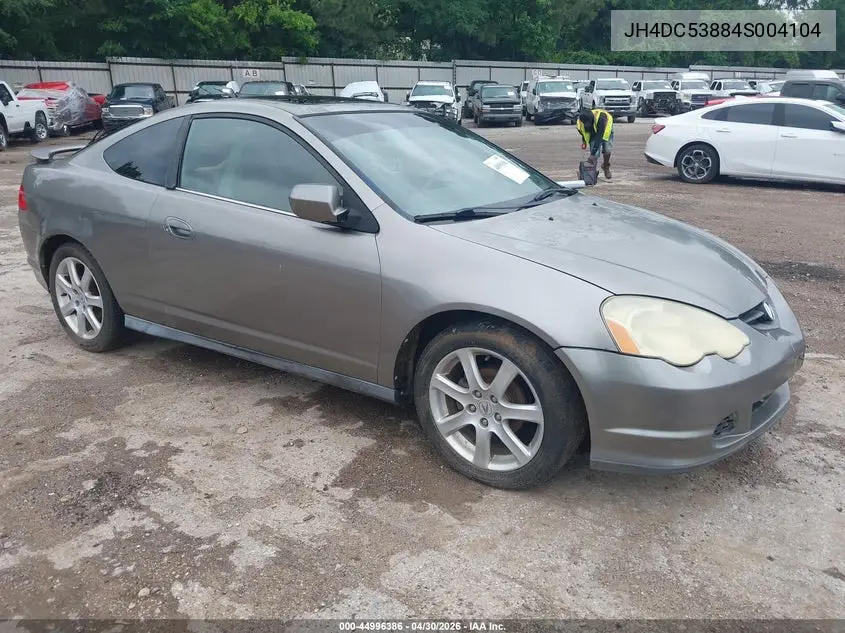 2004 Acura Rsx VIN: JH4DC53884S004104 Lot: 44996386