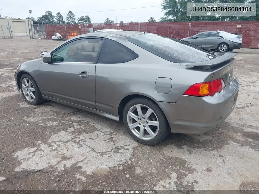 2004 Acura Rsx VIN: JH4DC53884S004104 Lot: 44996386