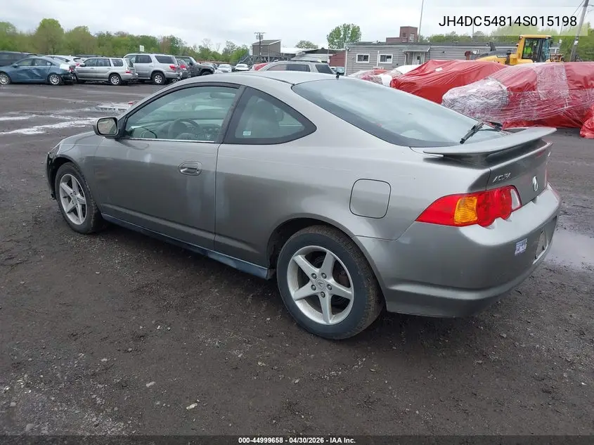 2004 Acura Rsx VIN: JH4DC54814S015198 Lot: 44999658