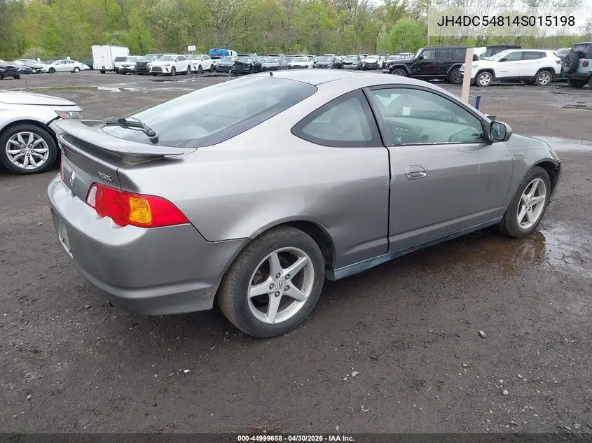 2004 Acura Rsx VIN: JH4DC54814S015198 Lot: 44999658