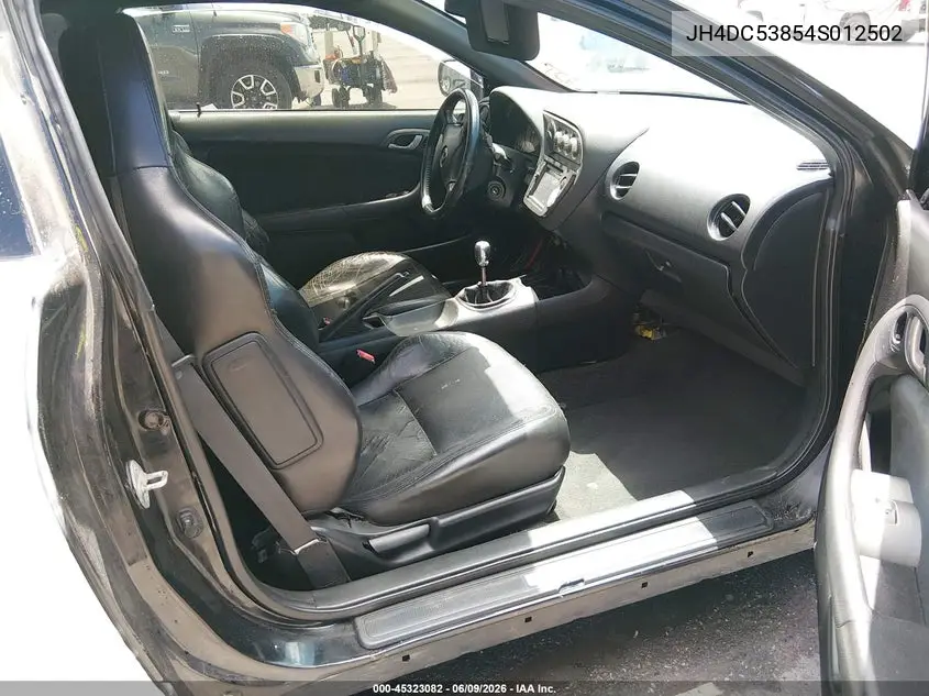 2004 Acura Rsx VIN: JH4DC53854S012502 Lot: 45323082
