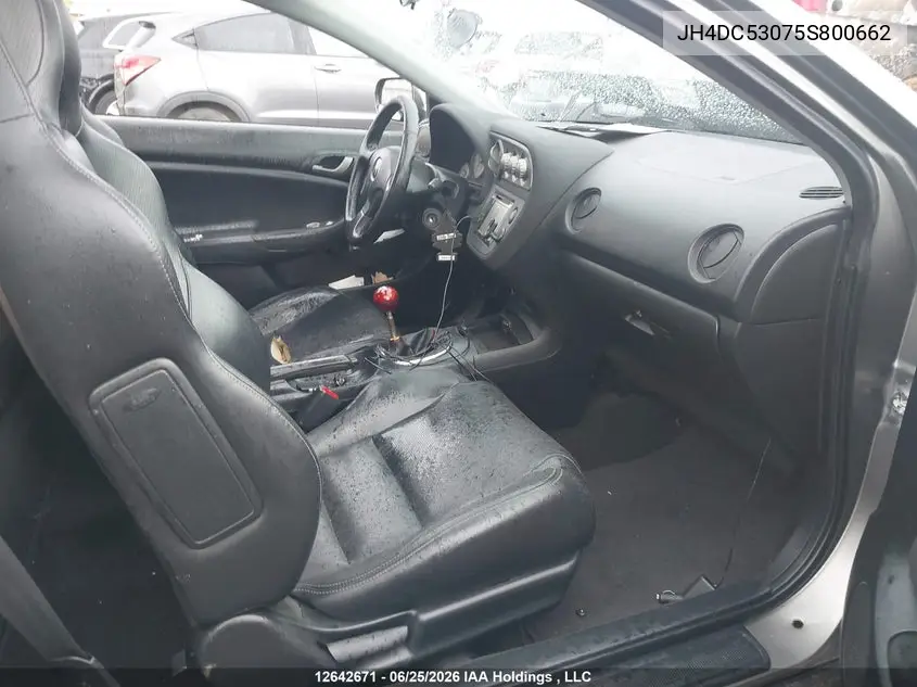 2005 Acura Rsx VIN: JH4DC53075S800662 Lot: 12642671