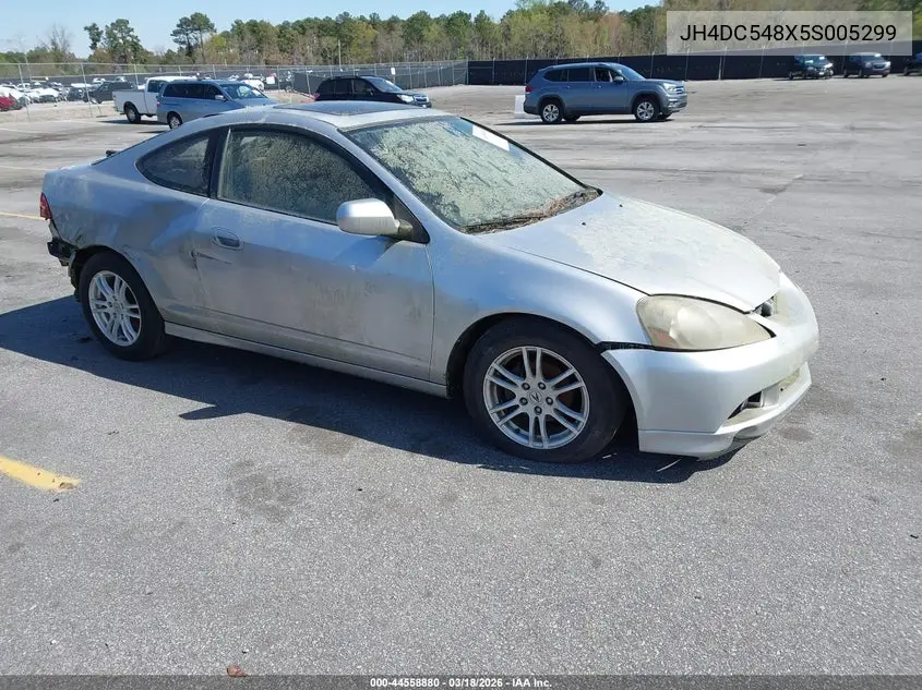 2005 Acura Rsx VIN: JH4DC548X5S005299 Lot: 44558880