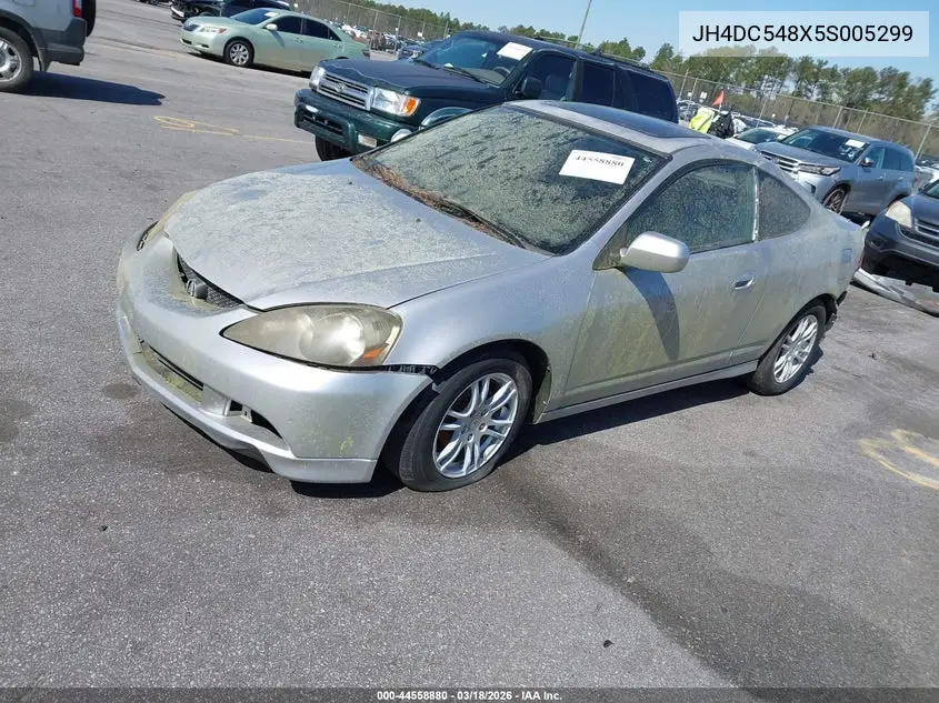 2005 Acura Rsx VIN: JH4DC548X5S005299 Lot: 44558880