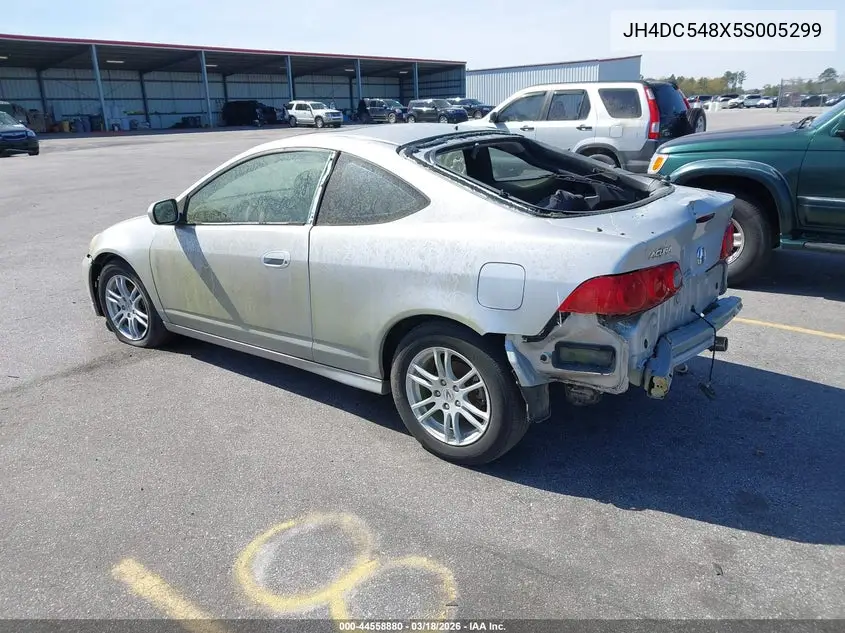 2005 Acura Rsx VIN: JH4DC548X5S005299 Lot: 44558880