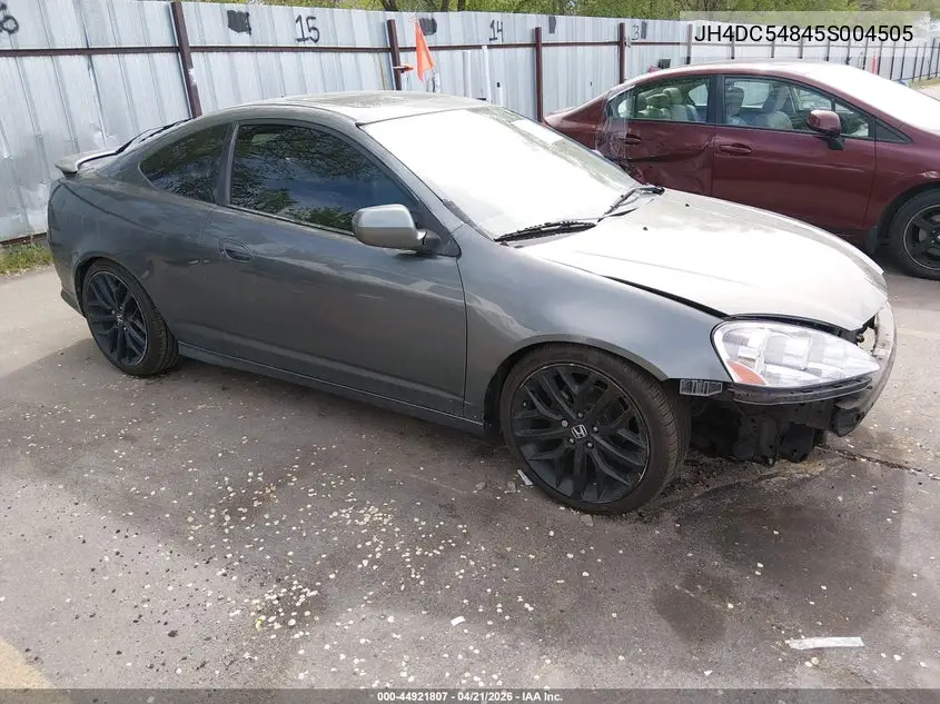2005 Acura Rsx VIN: JH4DC54845S004505 Lot: 44921807