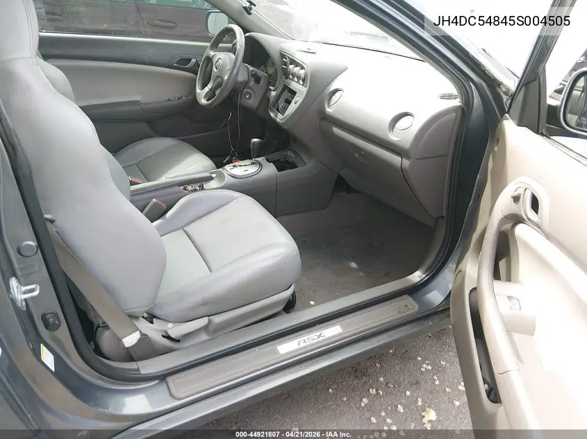 2005 Acura Rsx VIN: JH4DC54845S004505 Lot: 44921807