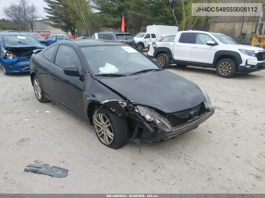 2005 Acura Rsx VIN: JH4DC54855S008112 Lot: 44986233