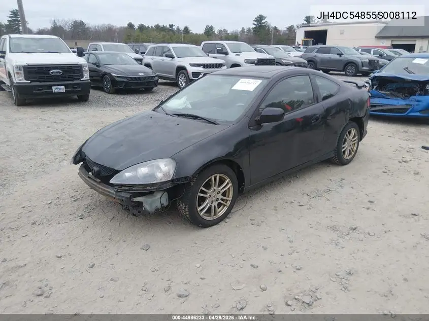 2005 Acura Rsx VIN: JH4DC54855S008112 Lot: 44986233