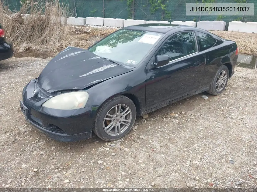 2005 Acura Rsx VIN: JH4DC54835S014037 Lot: 45184816