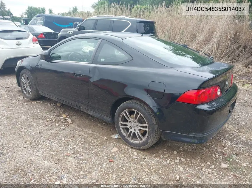 2005 Acura Rsx VIN: JH4DC54835S014037 Lot: 45184816