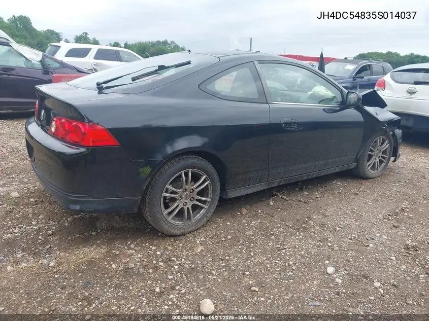 2005 Acura Rsx VIN: JH4DC54835S014037 Lot: 45184816