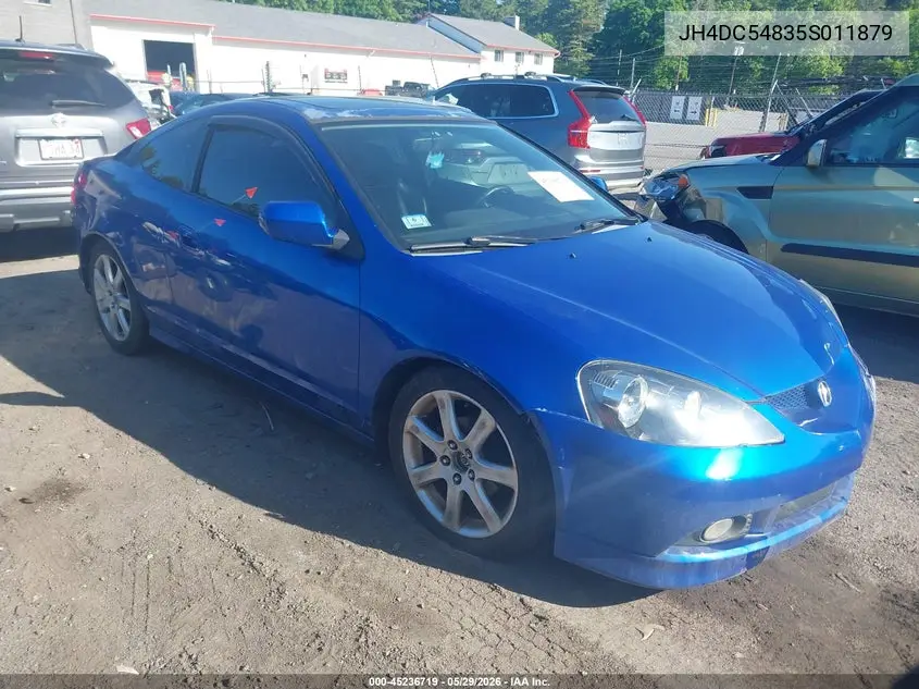 2005 Acura Rsx VIN: JH4DC54835S011879 Lot: 45236719