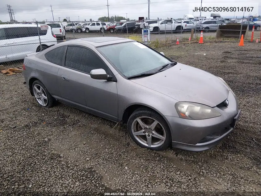 2006 Acura Rsx Type S VIN: JH4DC53096S014167 Lot: 45237763