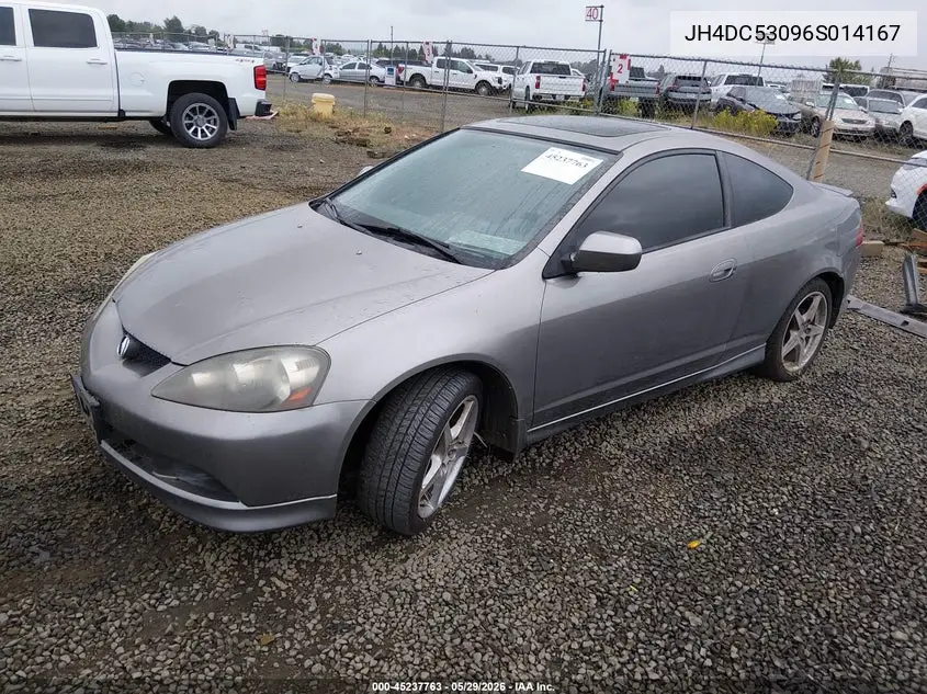 2006 Acura Rsx Type S VIN: JH4DC53096S014167 Lot: 45237763