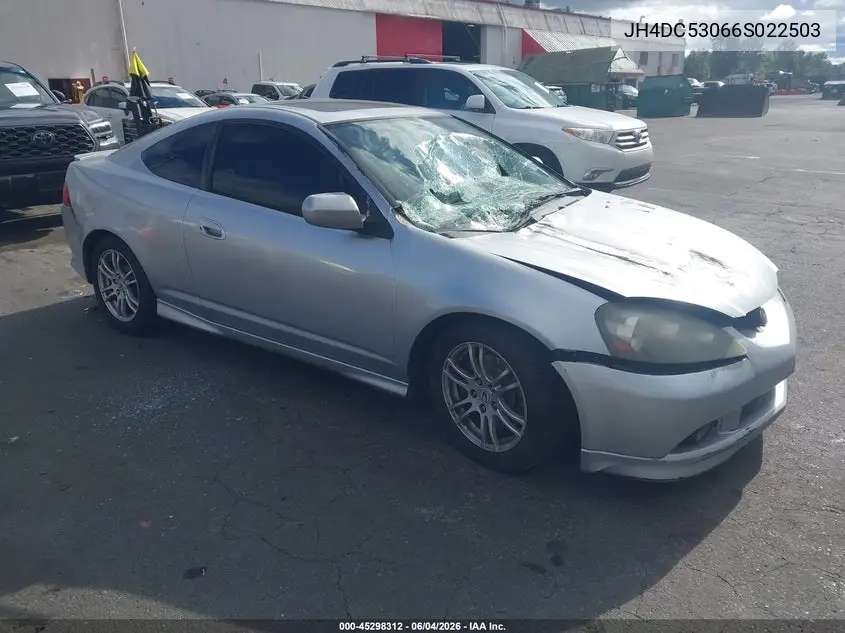 2006 Acura Rsx Type S VIN: JH4DC53066S022503 Lot: 45298312
