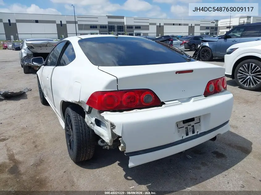 2006 Acura Rsx VIN: JH4DC54876S009117 Lot: 45321323