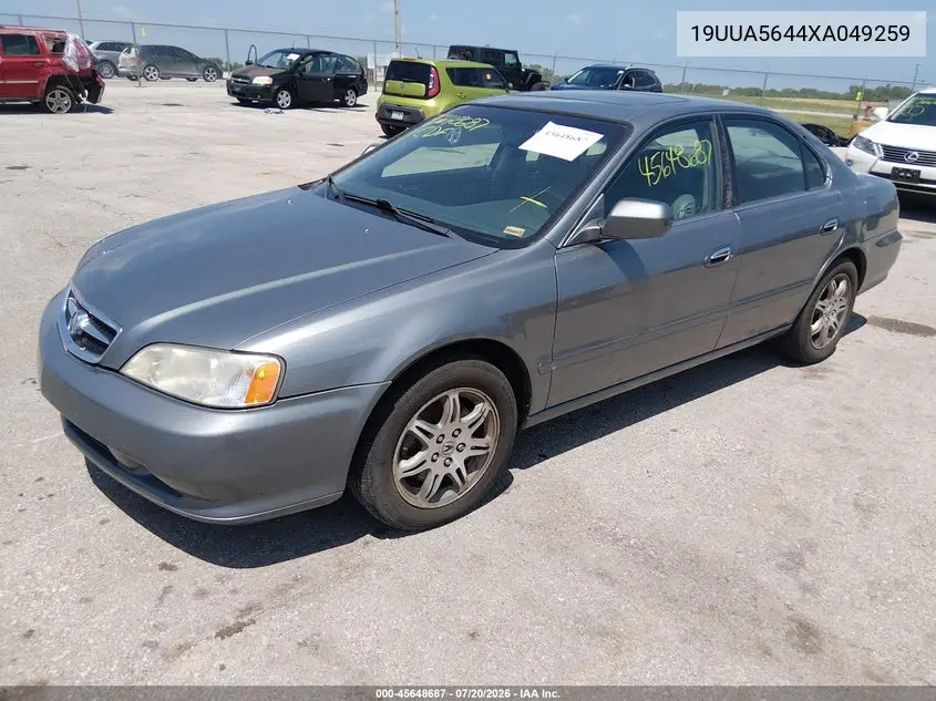 1999 Acura Tl 3.2 VIN: 19UUA5644XA049259 Lot: 45648687