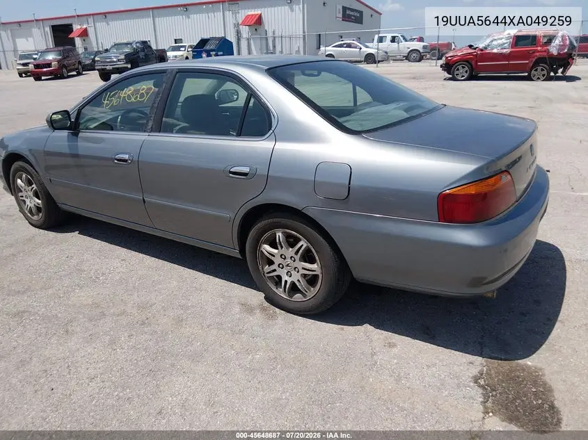 1999 Acura Tl 3.2 VIN: 19UUA5644XA049259 Lot: 45648687