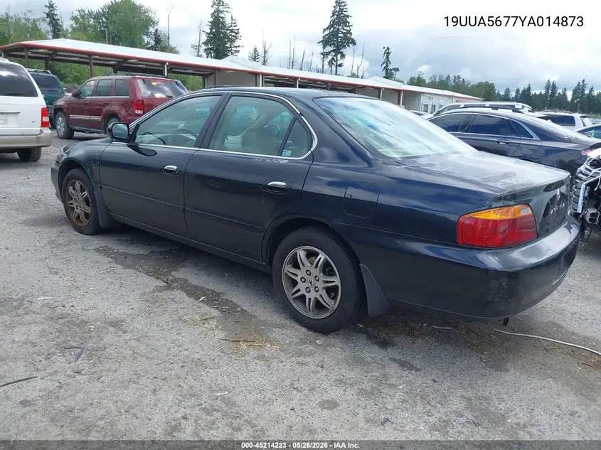 2000 Acura Tl 3.2 VIN: 19UUA5677YA014873 Lot: 45214223