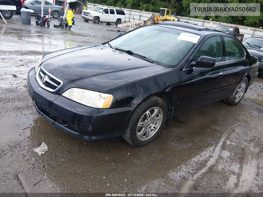 2000 Acura Tl 3.2 VIN: 19UUA566XYA050662 Lot: 45530322
