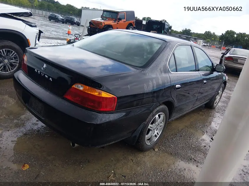 2000 Acura Tl 3.2 VIN: 19UUA566XYA050662 Lot: 45530322